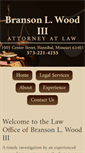 Mobile Screenshot of bransonwoodlaw.com